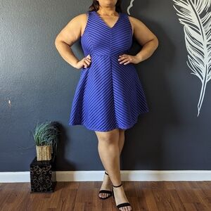 Mossimo Purple Cinched Dress
